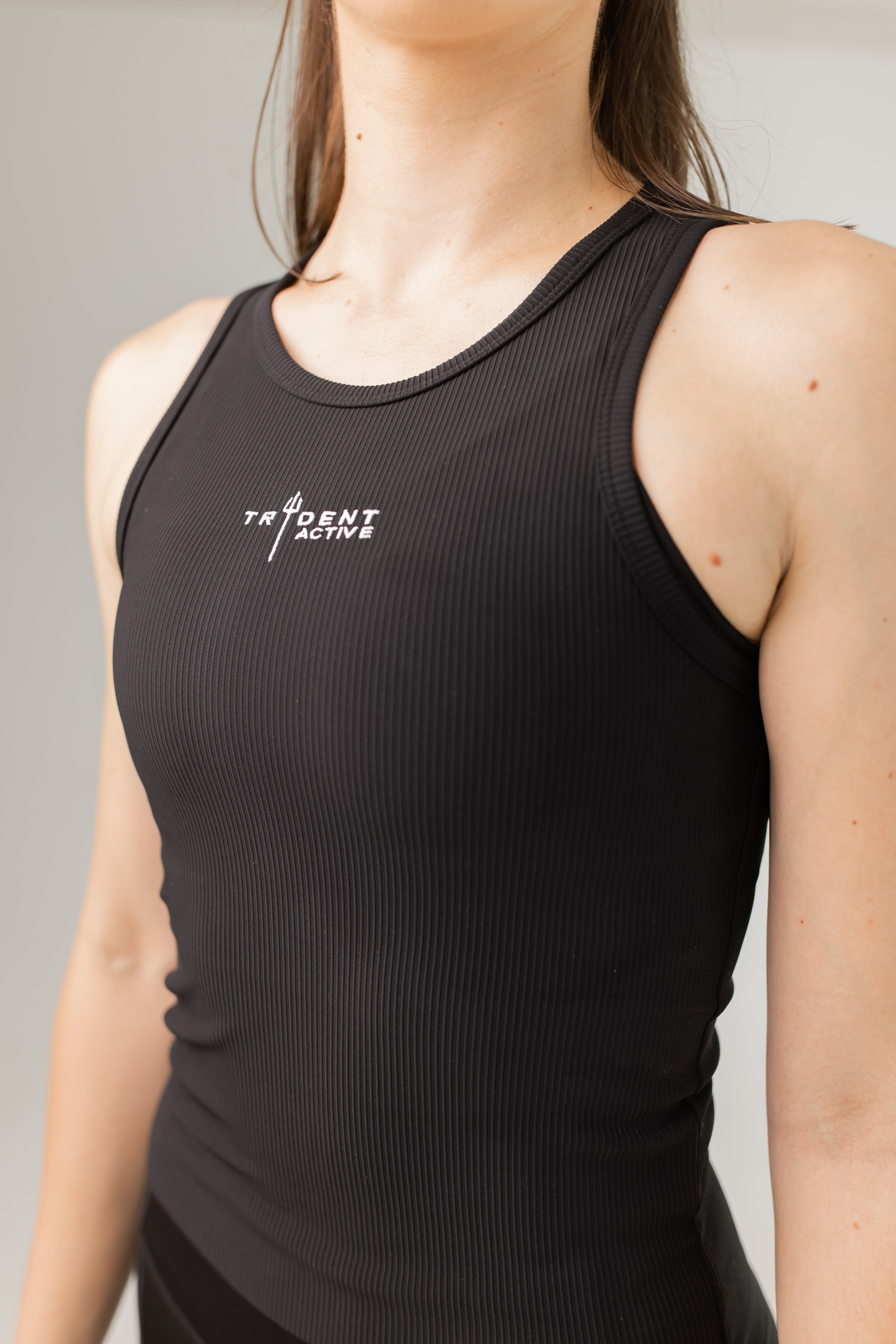 Active ribbed tank top hotsell